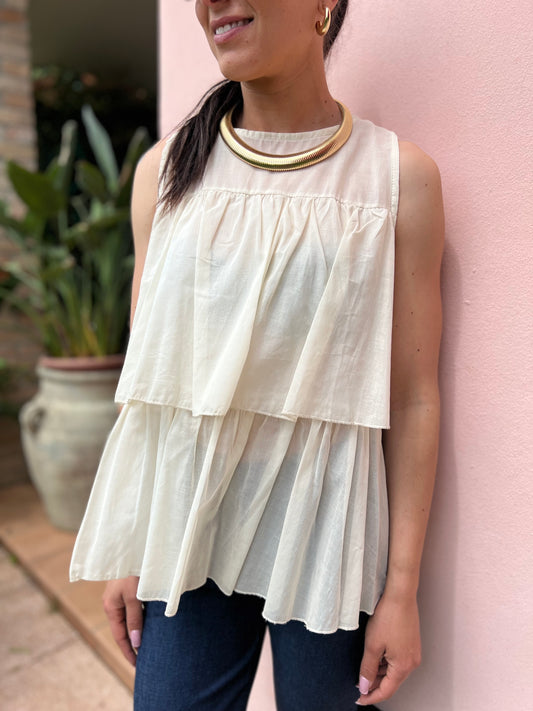 Blusa in cotone